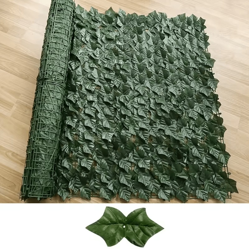 Artificial Ivy Leaf Fence Privacy Screen Balcony Garden Green Wall Decor 50 500cm 5