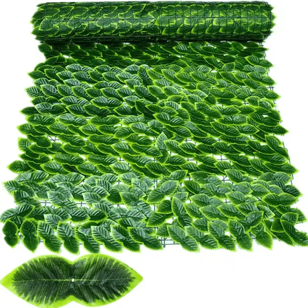 Artificial Ivy Leaf Fence Privacy Screen Balcony Garden Green Wall Decor 50 500cm 7
