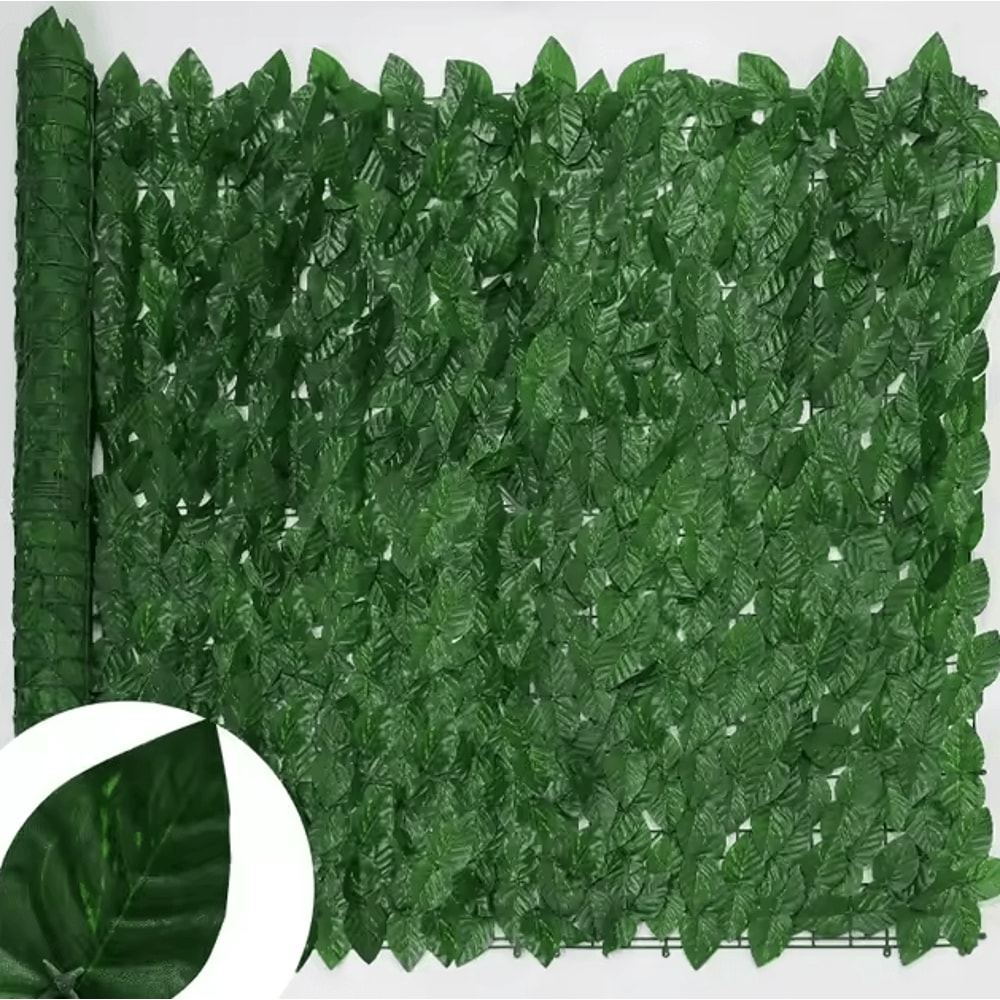 Artificial Ivy Leaf Fence Privacy Screen Balcony Garden Green Wall Decor 50 500cm 8