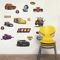 3D Cartoon Cars Wall Stickers Lightning McQueen Kids Room Decor Decals 11