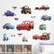 3D Cartoon Cars Wall Stickers Lightning McQueen Kids Room Decor Decals 13