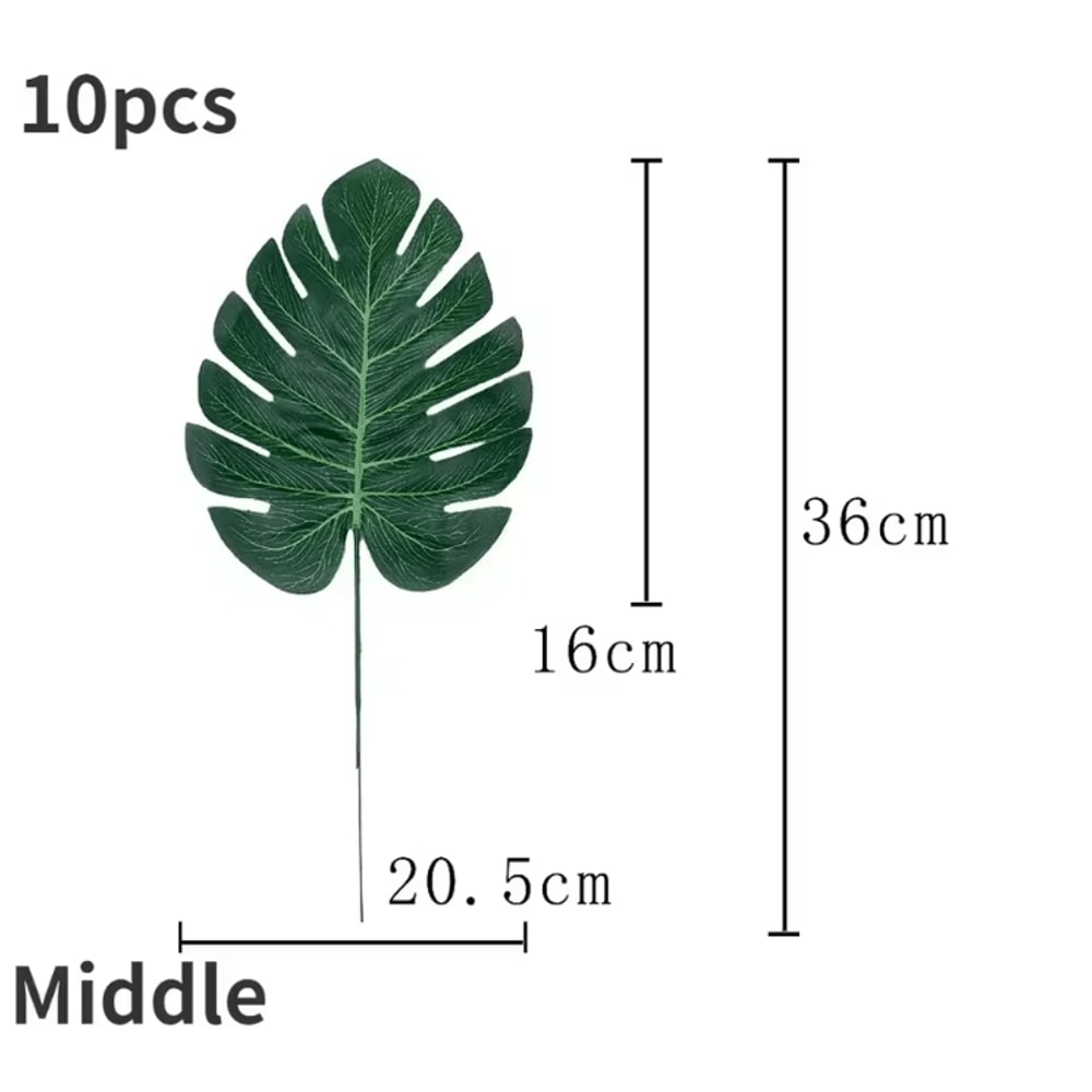 Bring A Fresh Tropical Vibe To Your Setup With These Vibrant Artificial Palm Leaf Placemats Designe 8