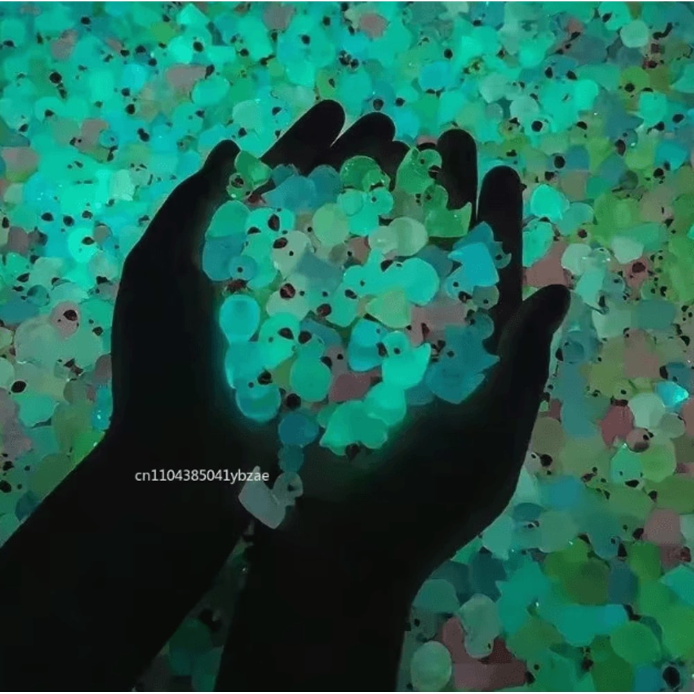 GlowintheDark Mini Resin Ducks Set 10300PCS Cute Luminous Duck Figurines For DIY Garden Decor 4
