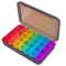 Portable WeeklyMonthly Pill Organizer TravelFriendly Medication Storage Case 2