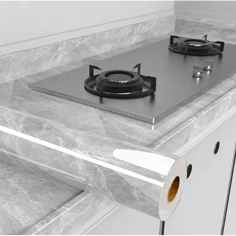 HeatResistant Kitchen OilProof Wall Sticker Waterproof SelfAdhesive Backsplash Decor 80cm 9