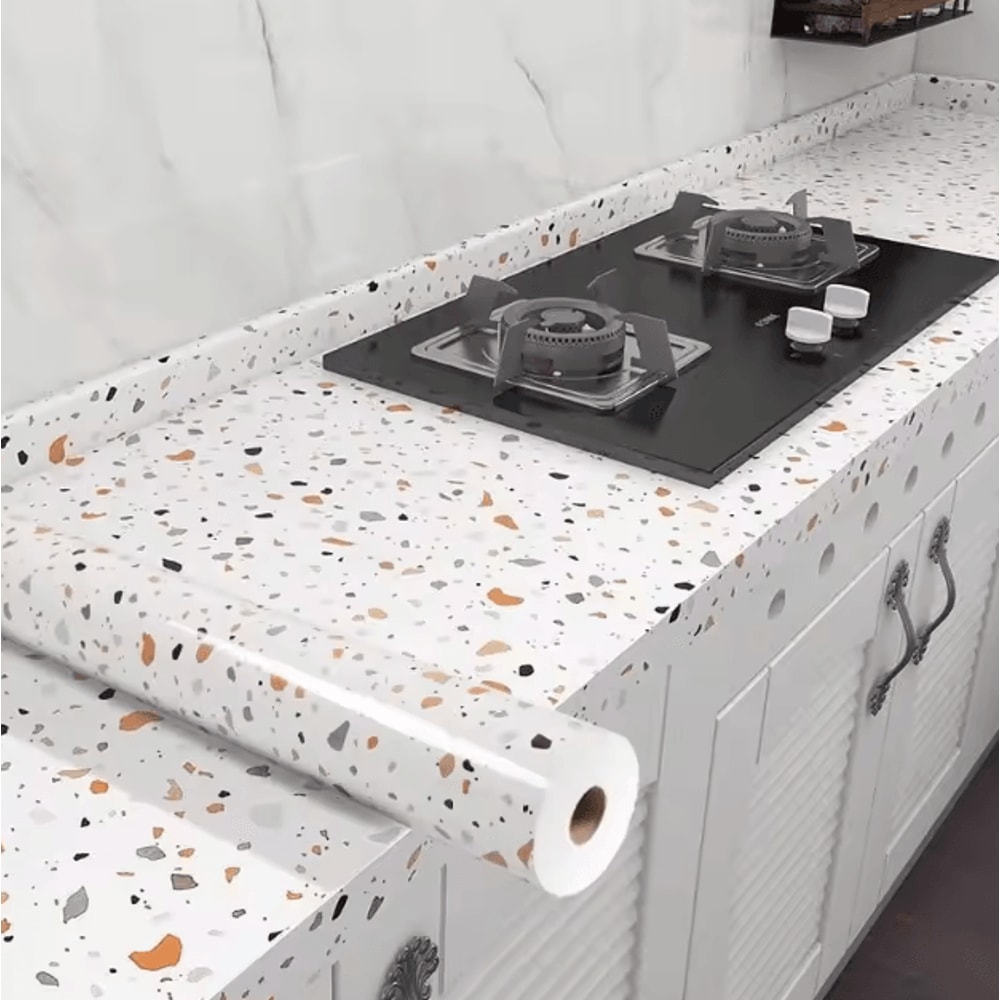 HeatResistant Kitchen OilProof Wall Sticker Waterproof SelfAdhesive Backsplash Decor 80cm 2