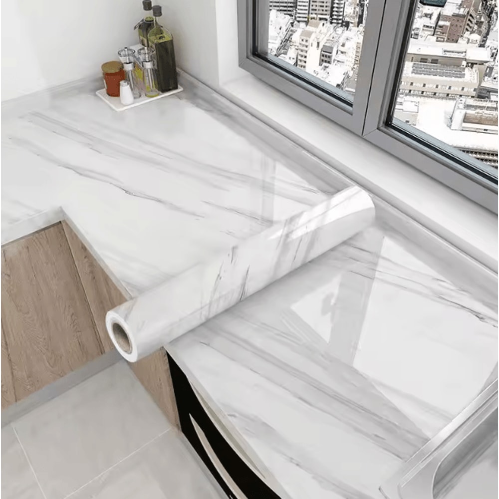 HeatResistant Kitchen OilProof Wall Sticker Waterproof SelfAdhesive Backsplash Decor 80cm 5