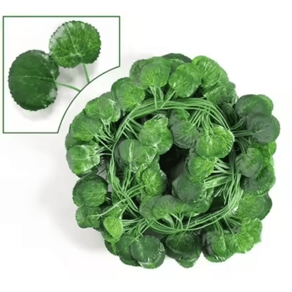 Artificial Plants Ivy Green Leaf Garland Hanging Fake Plant Vines Creeper For Home Bedroom Wall Wed 1