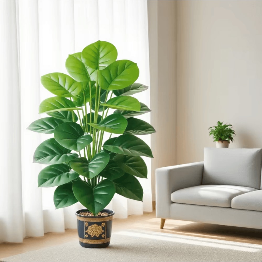 Bring Life And Freshness Into Your Space Without The Upkeep With This Stunning Artificial Pothos Pl 3