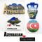 Baku 3D Resin Fridge Magnet Souvenir Azerbaijan Travel Keepsake Collection 0