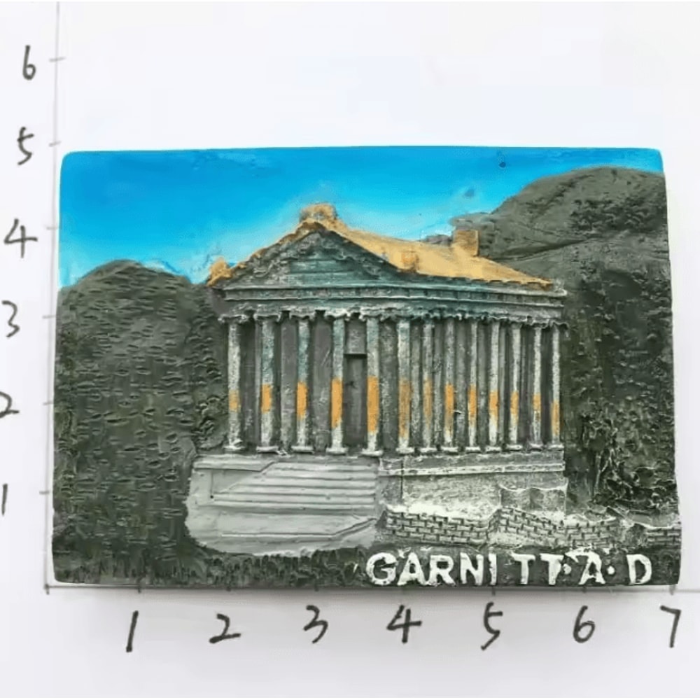 Baku 3D Resin Fridge Magnet Souvenir Azerbaijan Travel Keepsake Collection 3