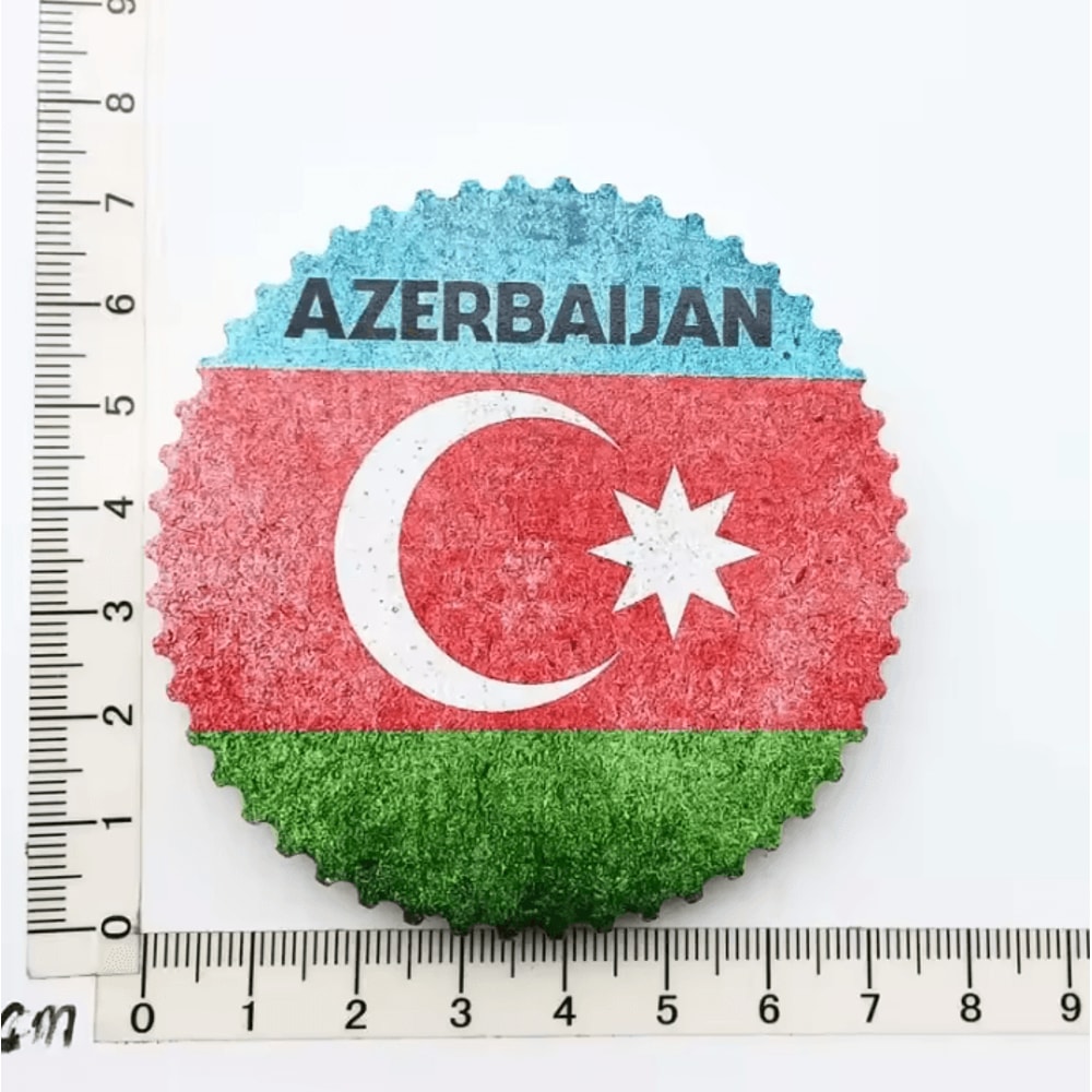 Baku 3D Resin Fridge Magnet Souvenir Azerbaijan Travel Keepsake Collection 7