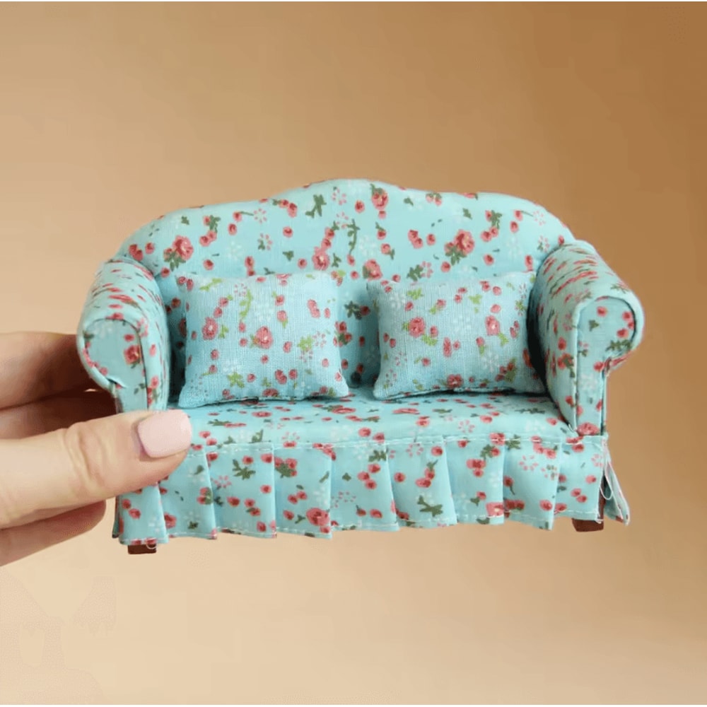 5Piece Miniature Dollhouse Furniture Gift Set Cute Resin Home Decor Collection 2