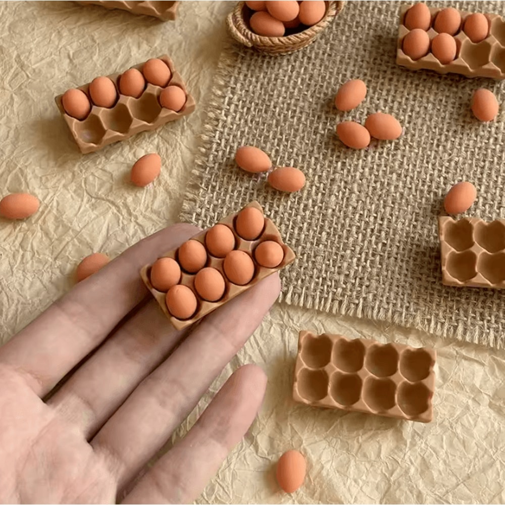 1 12 Scale Miniature Kitchen Set Realistic Resin Dollhouse Furniture Display Decor 3