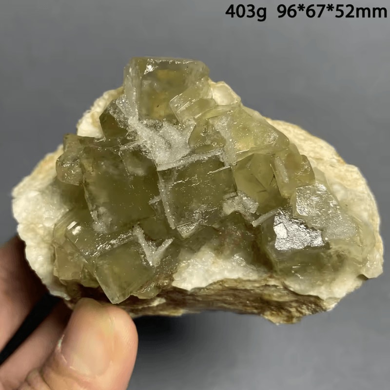 Natural Madagascar Green Fluorite Crystal Cluster Raw Healing Stone Mineral Home Decor 2