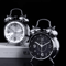 Vintage Twin Bell Alarm Clock With Night Light Loud Metal Desk Clock For Heavy Sleepers 1