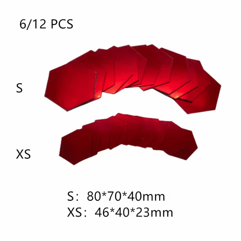 12PCS Hexagon Acrylic Mirror Wall Stickers SelfAdhesive 3D DIY Mosaic Decor Tiles 4