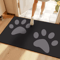 Cat Paw Print Absorbent Doormat Cute NonSlip Kitchen Entrance Floor Rug 0