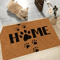 Cat Paw Print Absorbent Doormat Cute NonSlip Kitchen Entrance Floor Rug 2