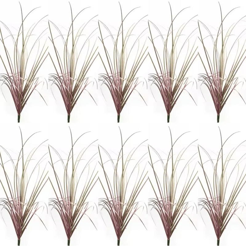 Realistic Artificial Grass Bush Set Mini Faux Green Plants Reed Decor For Home Styling 1