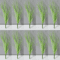 Realistic Artificial Grass Bush Set Mini Faux Green Plants Reed Decor For Home Styling 15
