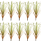 Realistic Artificial Grass Bush Set Mini Faux Green Plants Reed Decor For Home Styling 16