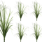Realistic Artificial Grass Bush Set Mini Faux Green Plants Reed Decor For Home Styling 8