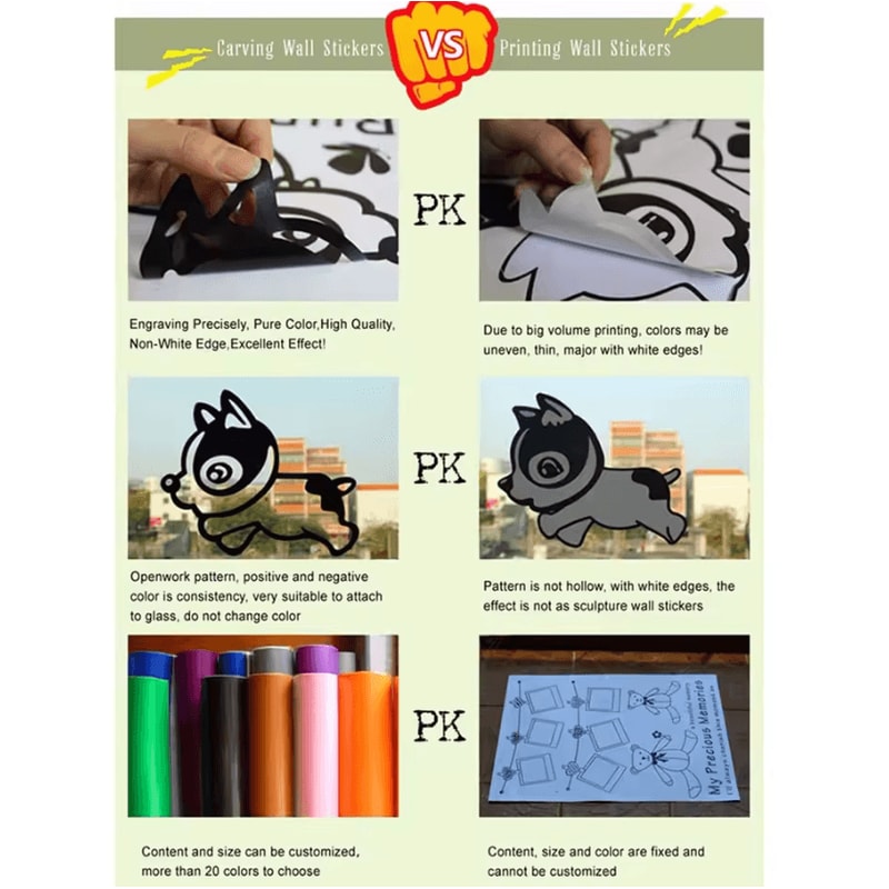 Anime Silhouette Wall Sticker Manga Vinyl Decal For Boys Bedroom Gaming Room Decor 2