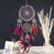 Handmade FiveRing Macrame Dream Catcher Boho Wall Hanging Decor For Bedroom Living Room 0