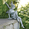 Enchanted Flute Fairy Garden Statue Resin Angel Sculpture For Outdoor Lawn Home Decor 0