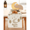 Ramadan Kareem Linen Table Runner Moon Stars Lantern Eid Dining Decor 0