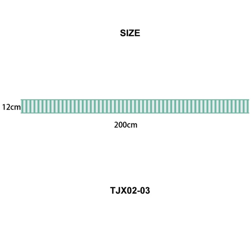 Modern Stripe SelfAdhesive Wallpaper Border Waterproof Bathroom DIY Wall Trim Decor 6