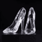 Cinderella Crystal Glass Slipper Figurine Elegant Acrylic High Heel Wedding Home Decor 0