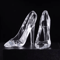 Cinderella Crystal Glass Slipper Figurine Elegant Acrylic High Heel Wedding Home Decor 0