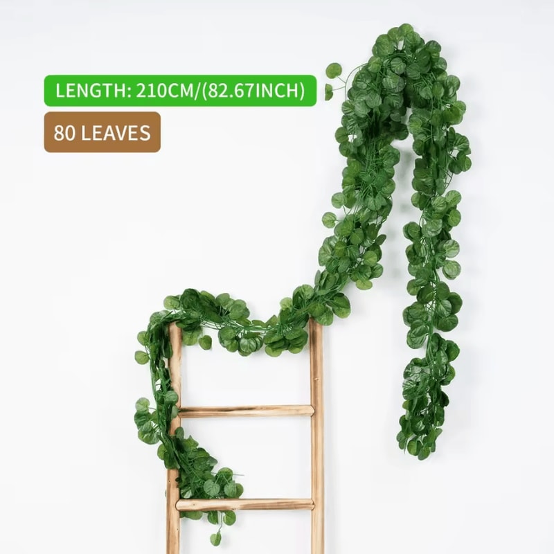Artificial Ivy Leaf Hanging Vine Garland 21M Silk Greenery Wall Wedding Decor 9