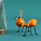 Cute Metal Ant Wall Art Set 3D Garden Indoor Insect Sculpture Decor 5
