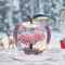 Romantic Cherry Blossom Apple Acrylic Desk Decor Nordic Aesthetic Tabletop Ornament 2