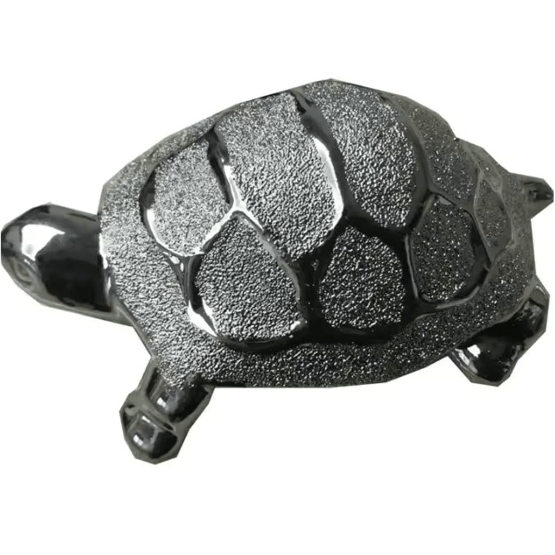 Golden Money Turtle Ceramic Figurine Feng Shui Longevity Desk Home Decor 4