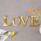 Gold Mirror Alphabet Wall Stickers 3D Acrylic Letter DIY Decor For Bedroom Events 3