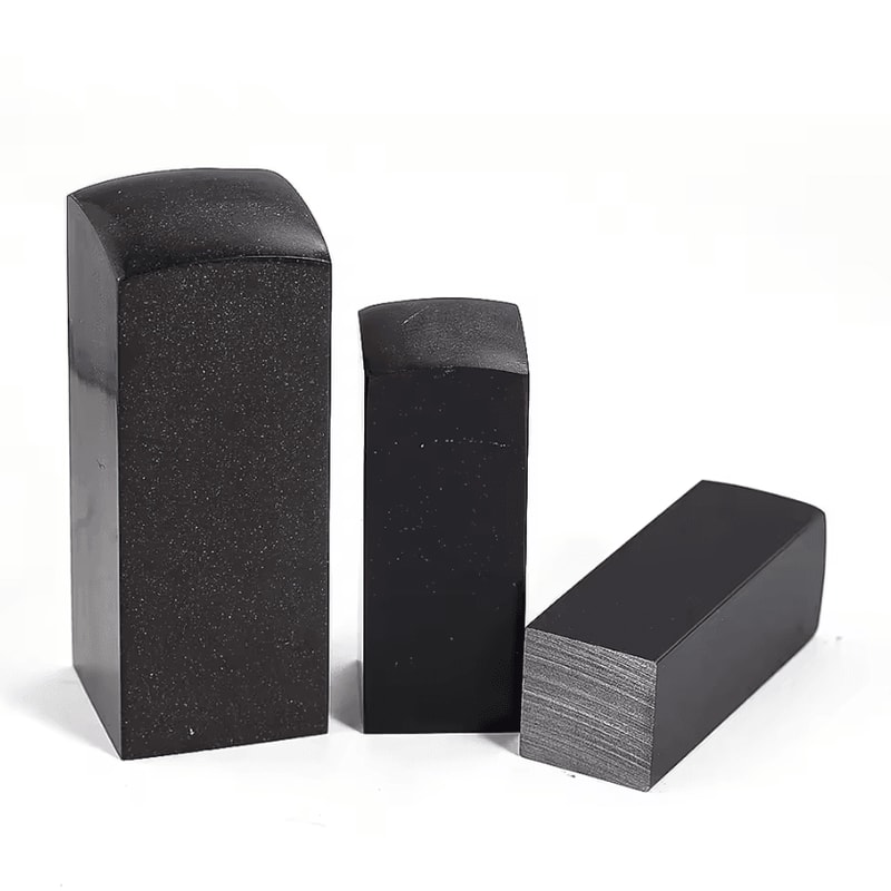 Natural Black Buffalo Horn Craft Slab Premium DIY Knife Handle Artisan Material 1