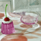 Retro Jelly Dessert Decor Set Kawaii Pudding Pink Soda Photo Props Japanese Aesthetic 2