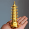 Feng Shui Wenchang Pagoda Tower Zinc Alloy Wisdom Success Desk Decor 1