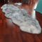 White Faux Sheepskin Fluffy Rug Ultra Soft Washable Shag Carpet For Bedroom Living Room 4