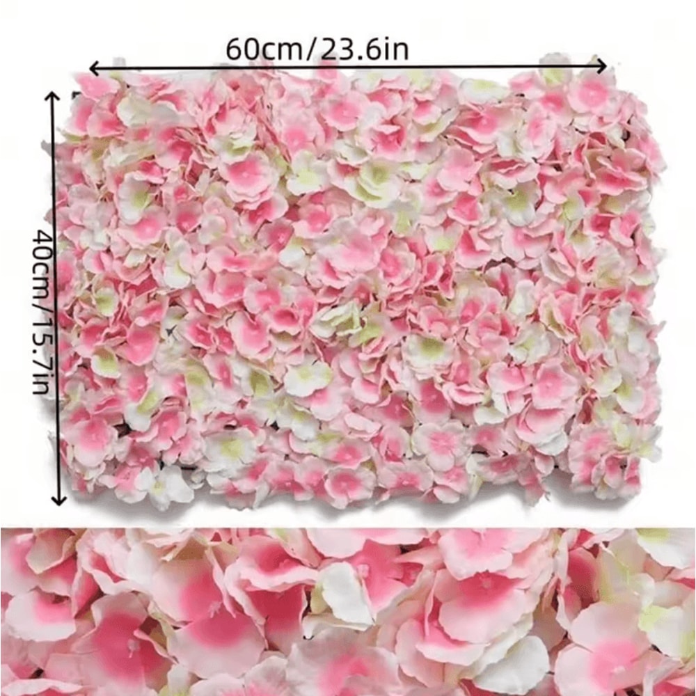 Expandable Artificial Ivy Fence Screen With Flowers Decorative Garden Privacy Wall Panel 2