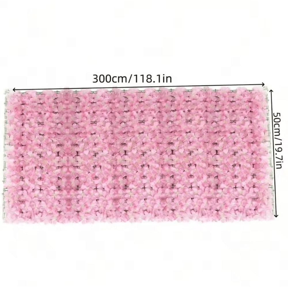 Expandable Artificial Ivy Fence Screen With Flowers Decorative Garden Privacy Wall Panel 3