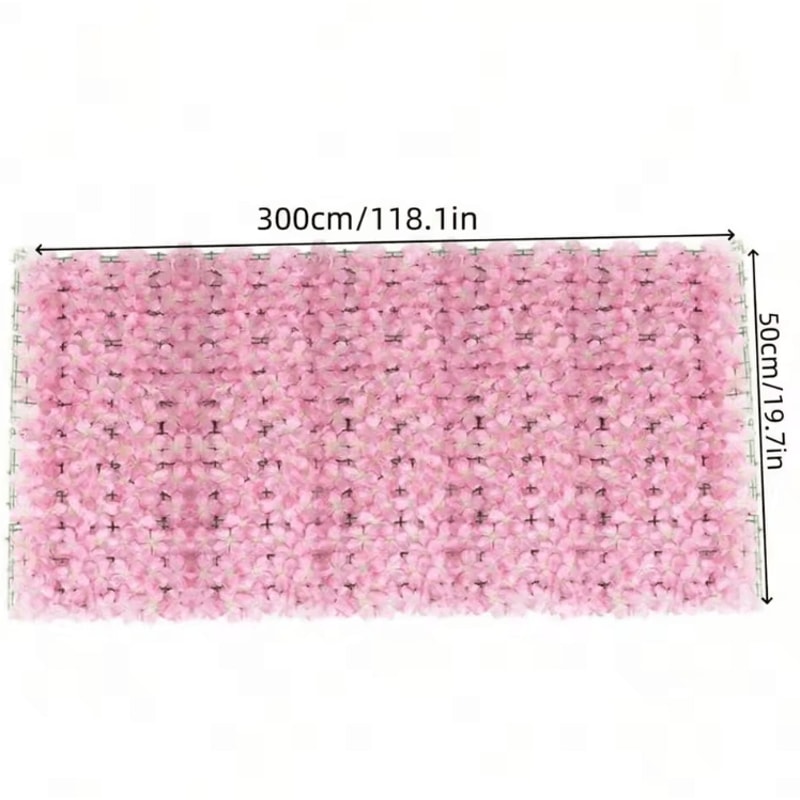 Expandable Artificial Ivy Fence Screen With Flowers Decorative Garden Privacy Wall Panel 3