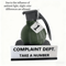 Funny Complaint Department Desk Sign Grenade 3D Printed Office Prank Decor Gift 2