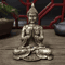 Thai Meditation Buddha Statue Bronze Resin Feng Shui Buddha Figurine For Home Decor 0