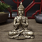 Thai Meditation Buddha Statue Bronze Resin Feng Shui Buddha Figurine For Home Decor 0