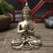 Thai Meditation Buddha Statue Bronze Resin Feng Shui Buddha Figurine For Home Decor 3